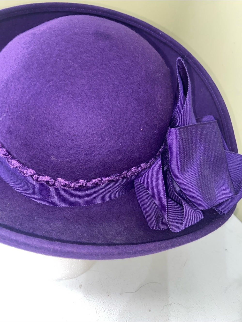 Pretty Purple Dress Hat / Church Hat by Miss Bierner - Picture 5 of 12